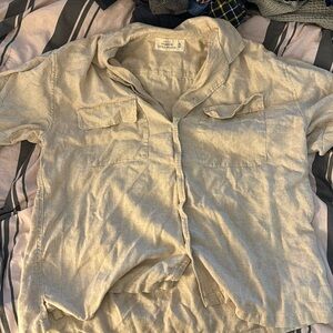 Abercrombie Linen Short Sleeve Shirt